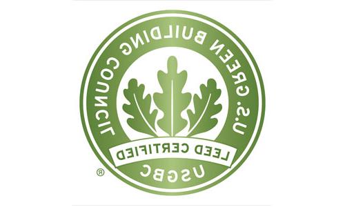 联合国图像.S. Green Building Council logo.